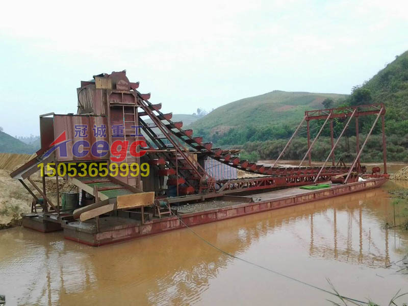 河道溜槽选金设备
